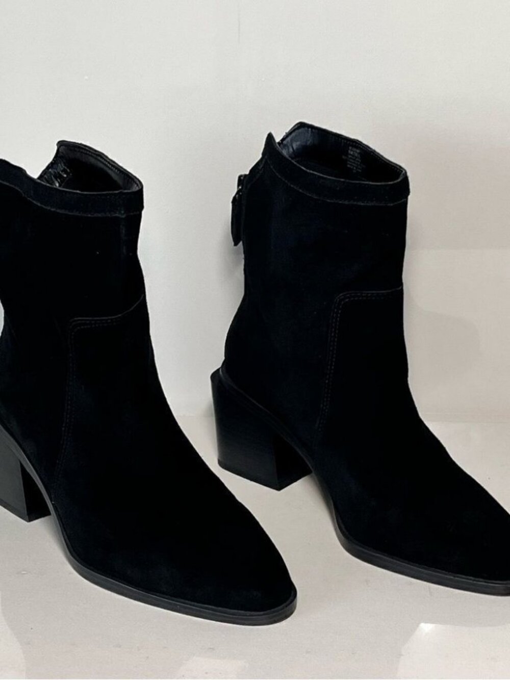 Vince Camuto Kortimy Water-Repellent Suede Mid-Shaft Boots